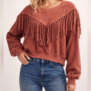 Free People We The Free Fringe Sweatshirt – Size S